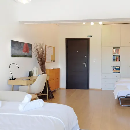 Apartment Bright Spacious 70 Sq M Home Near Mount Pelion & Volos *