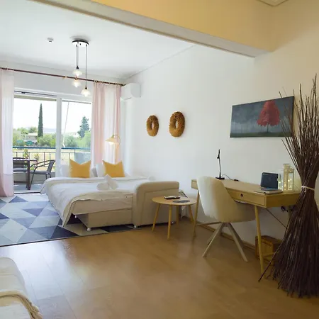 Apartment Bright Spacious 70 Sq M Home Near Mount Pelion & Volos *